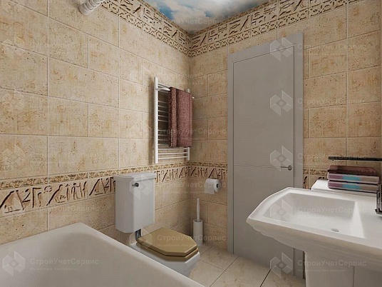 Типовой проект "Ванная комната под ключ" (египет)